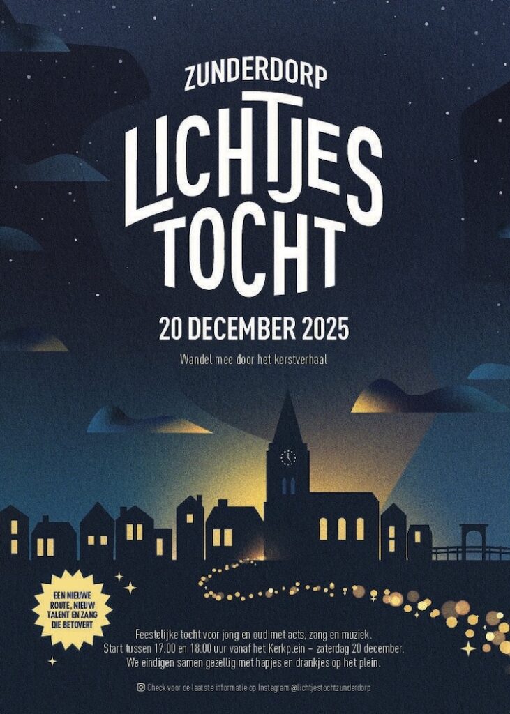 lichtjestocht 20 december 2025 zunderdorp