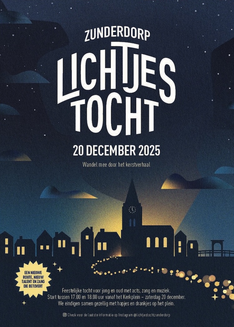 lichtjestocht 20 december 2025 zunderdorp