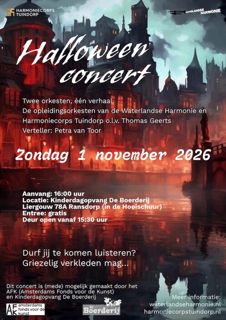 Halloween concert 1 november 2026 Ransdorp